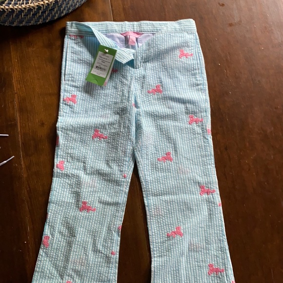 Lilly Pulitzer seersucker pants - Picture 2 of 6